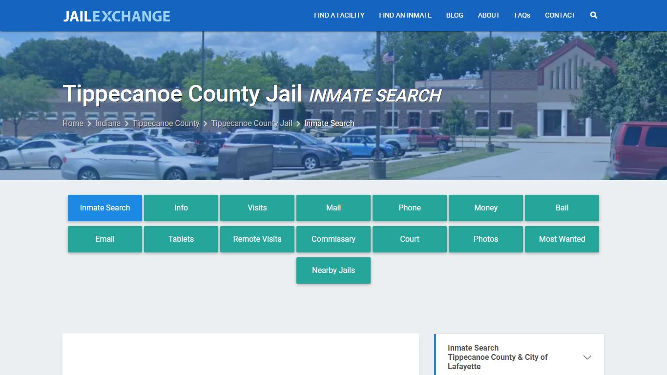 Inmate Search: Roster & Mugshots - Tippecanoe County Jail, IN